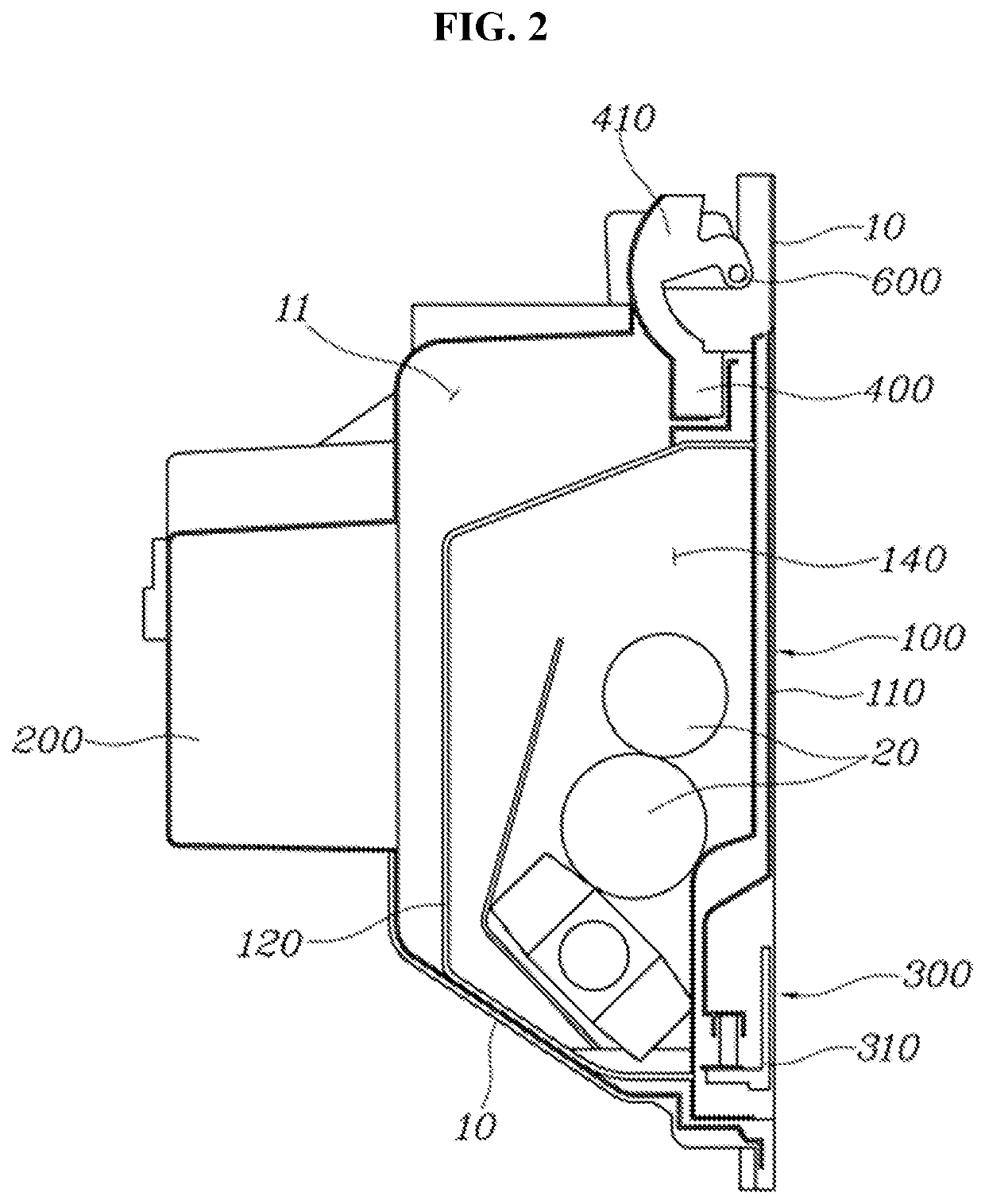 Vehicular luggage tray apparatus