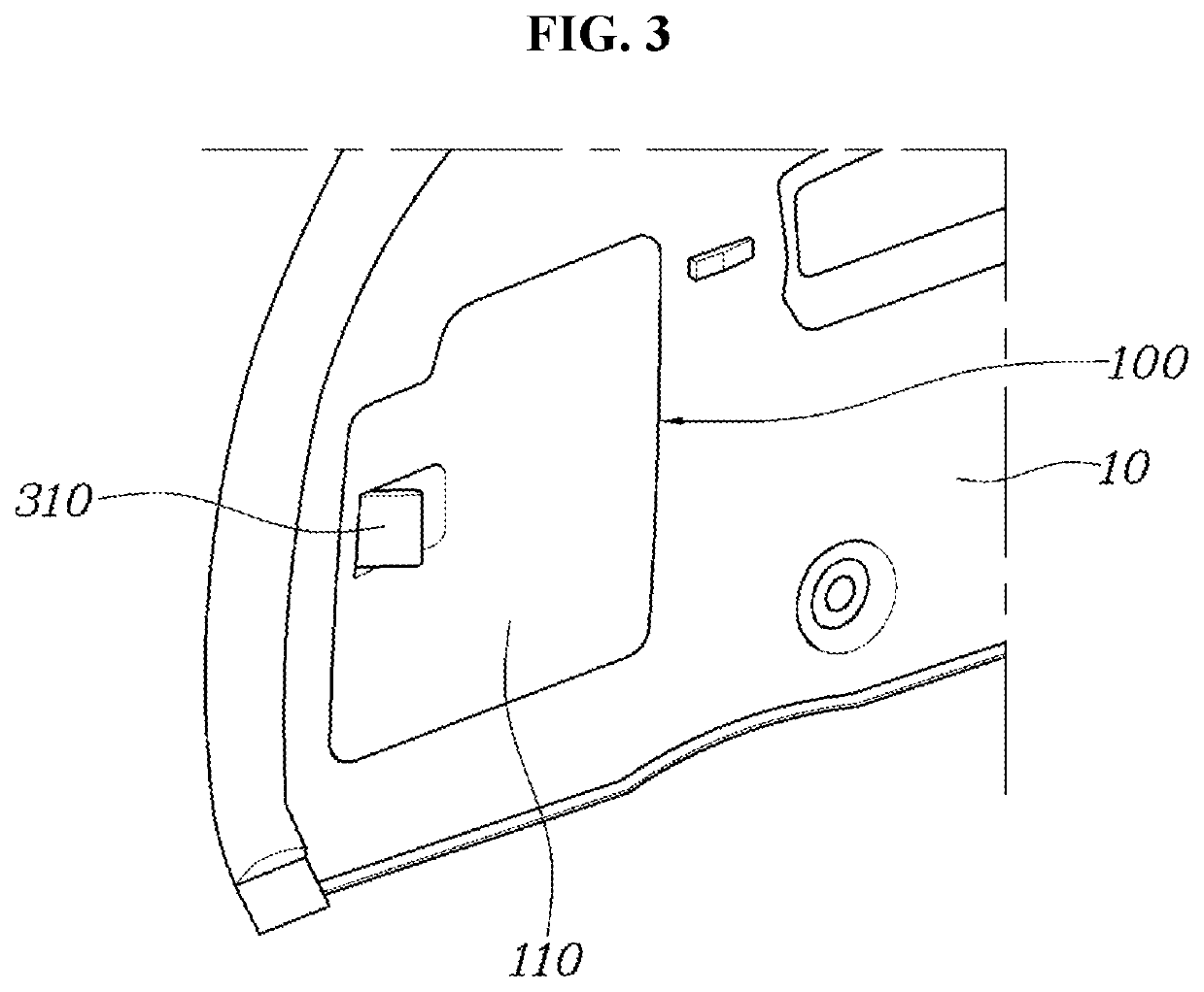 Vehicular luggage tray apparatus