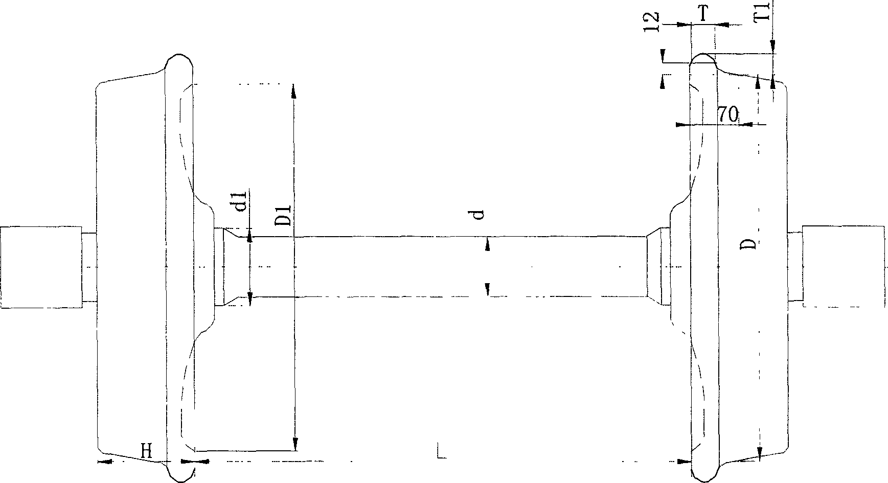 Method and device for measuring stepped driving wheel pair with structural optical sight sensing