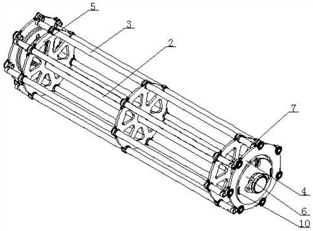 Directional eccentric elastic tooth film raking roller for mulching film recycling machine