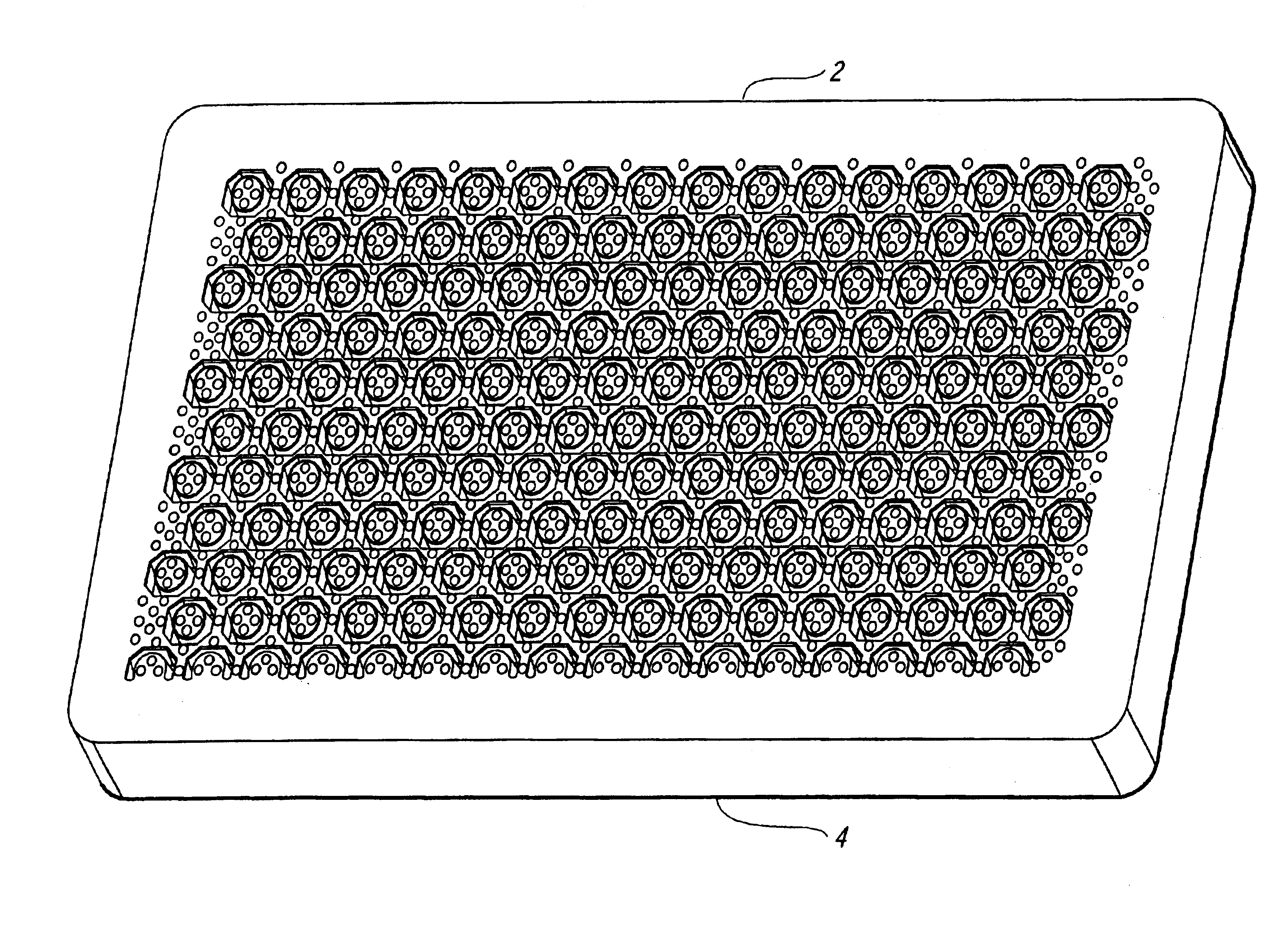 Burner plaque with continuous channels