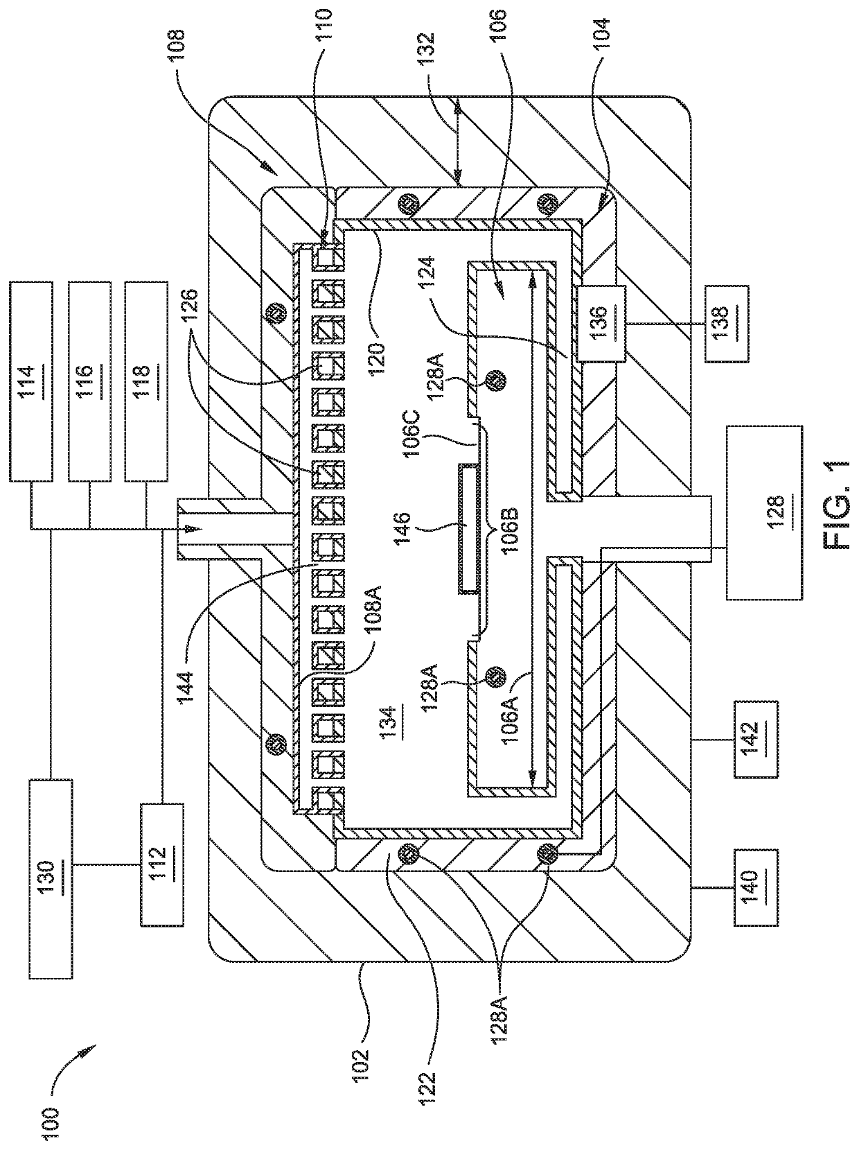 In-situ CVD and ald coating of chamber to control metal contamination