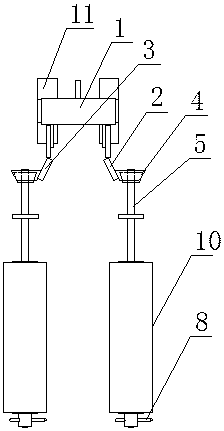 Carrier roller spraying system