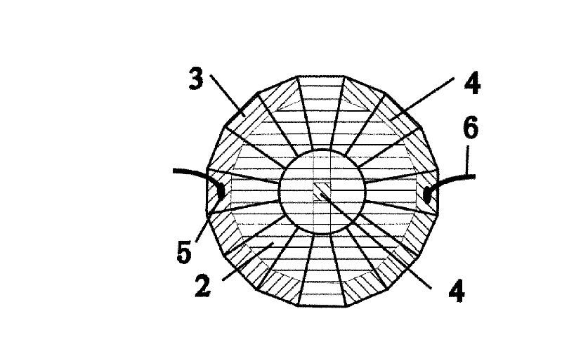 In-situ temperature measuring thermocouple on diamond anvil cell and preparation method thereof