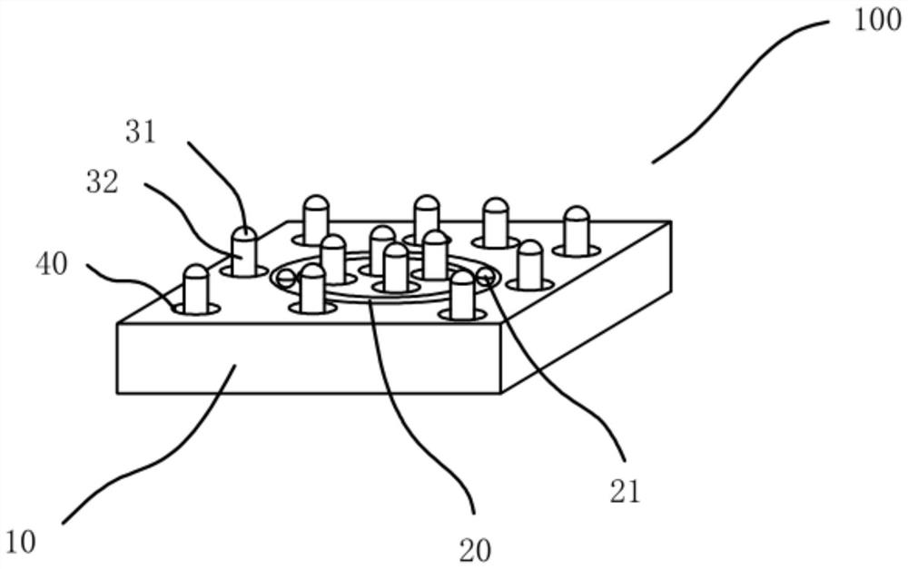 Magnetic ball massage device based on electromagnetic principle