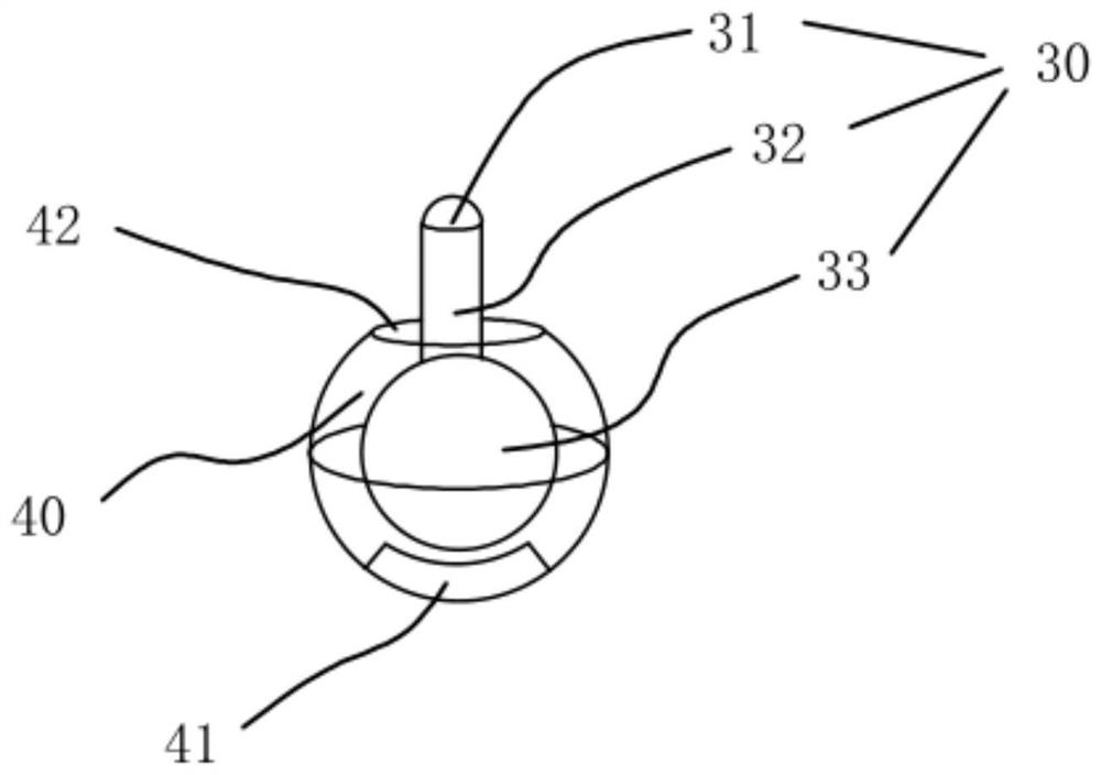 Magnetic ball massage device based on electromagnetic principle