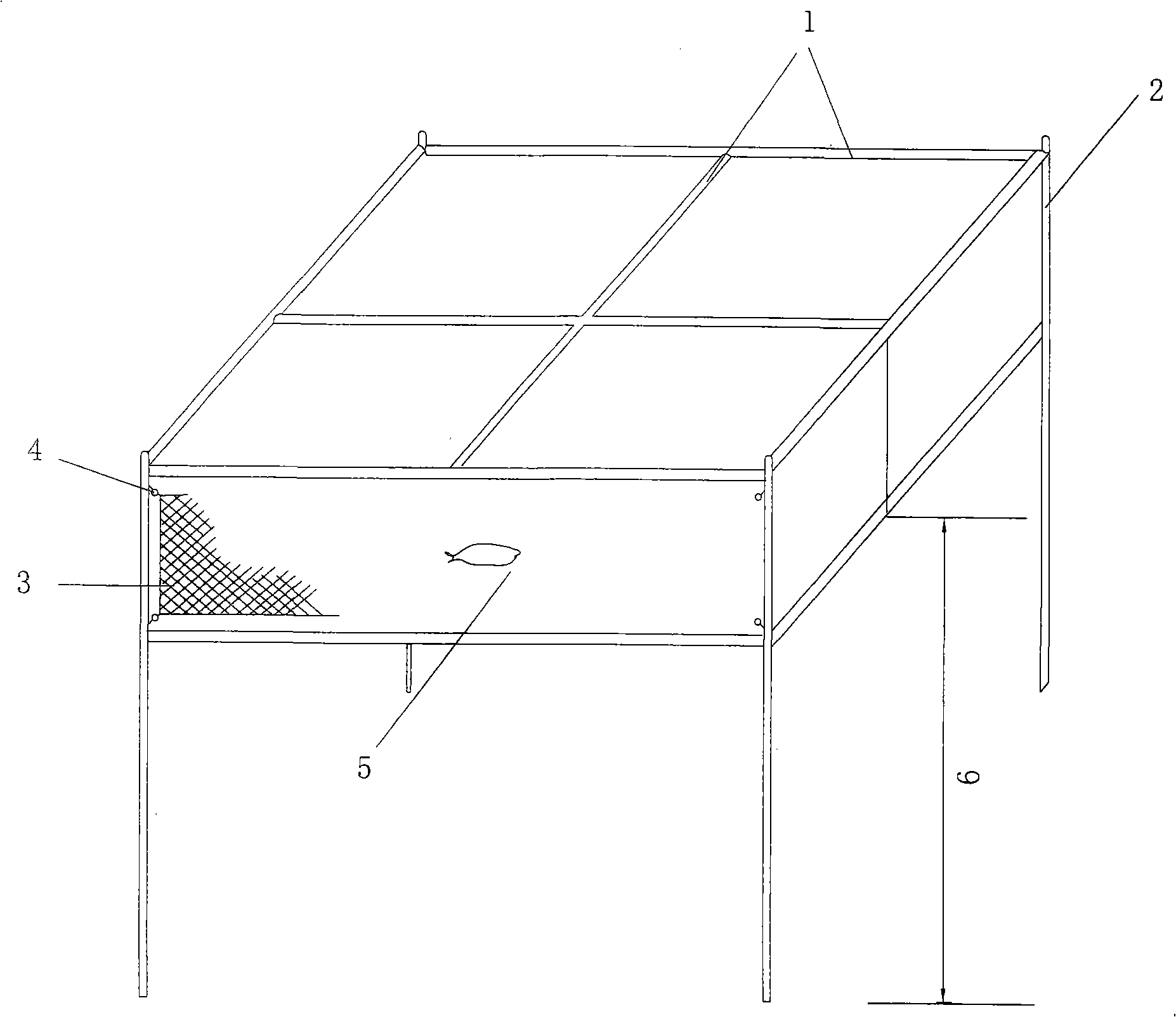 Method and apparatus for quantitatively regulating and controlling biomass of submerged plant