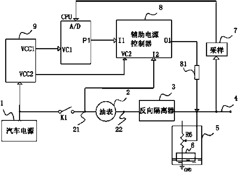 Method and device for acquiring fuel quantity data in fuel tank of vehicle