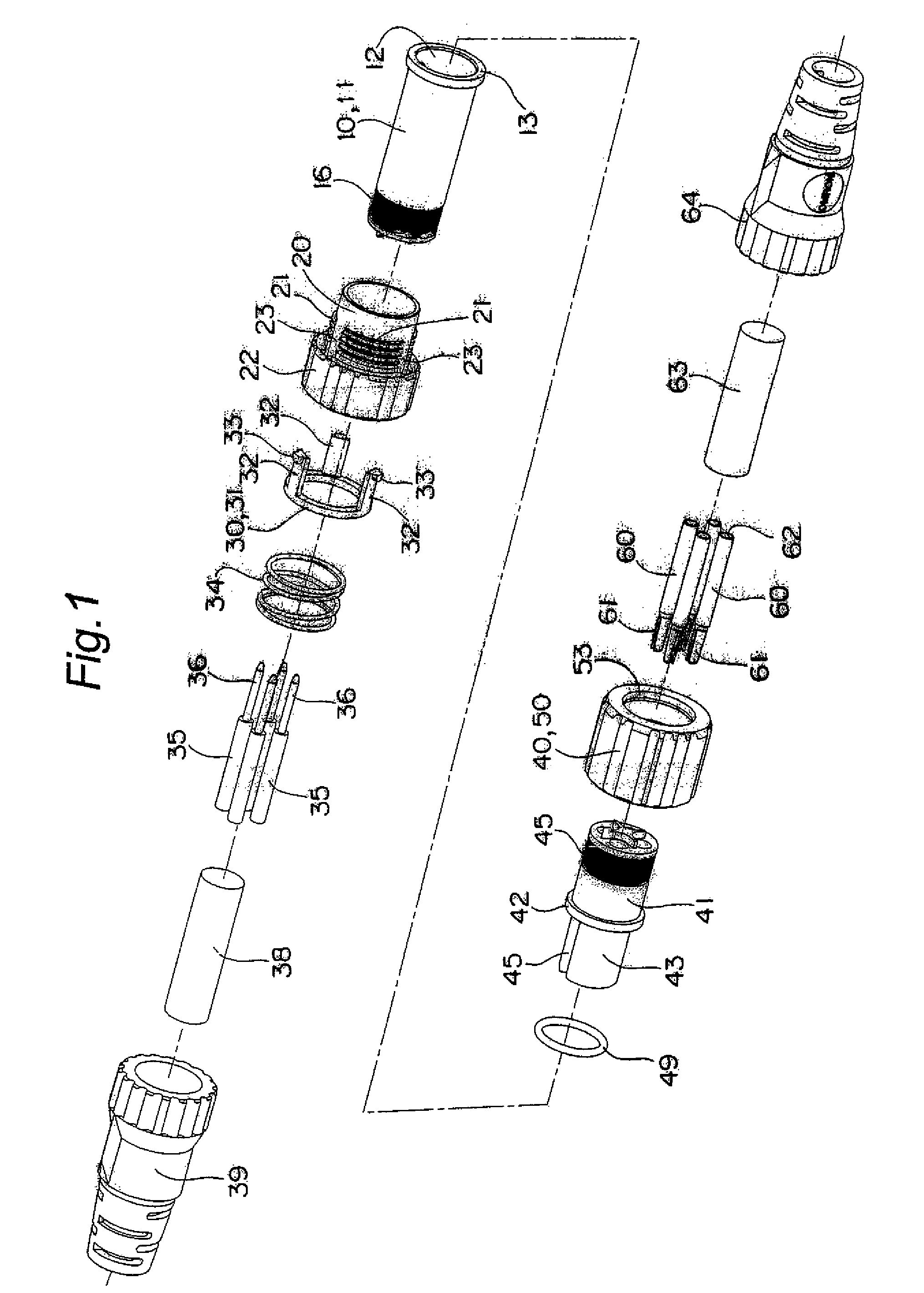 Connector for serving both screw type and bayonet type connectors