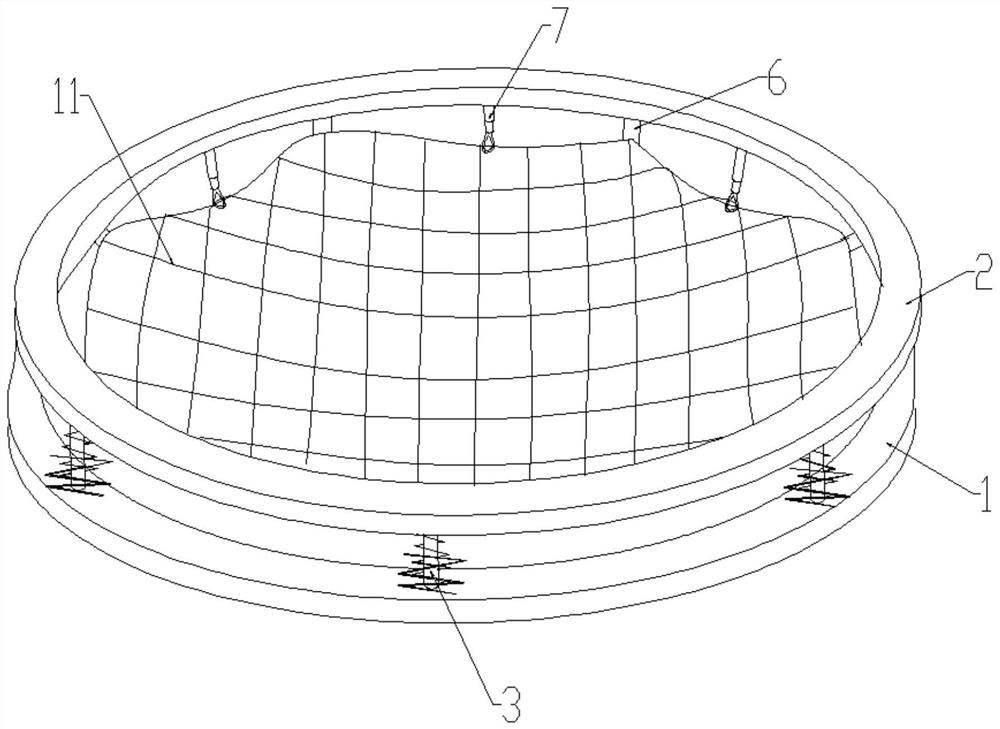 High-safety protective net