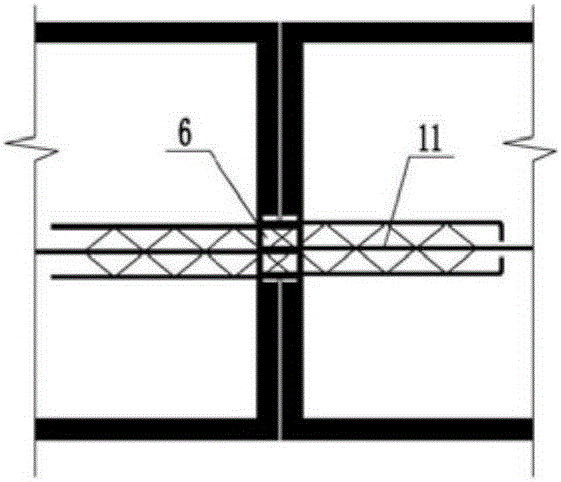 Stress island assembled type hollow floor