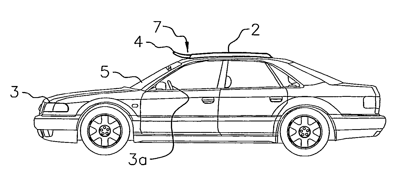 Motorized extensible wind shield visor