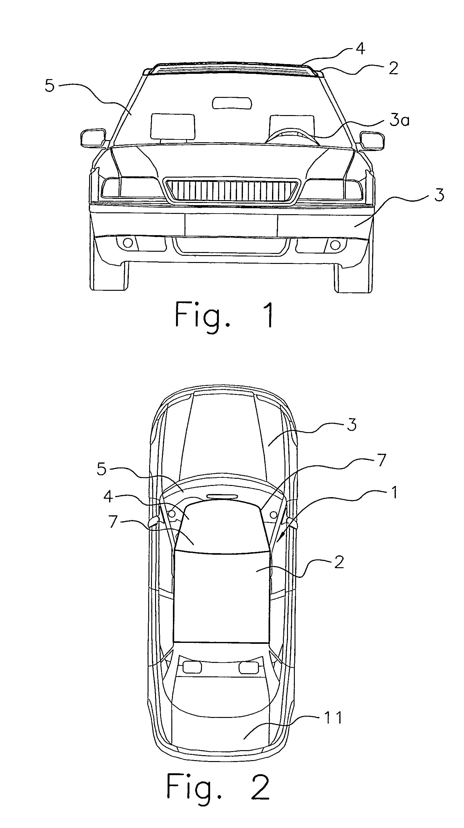 Motorized extensible wind shield visor