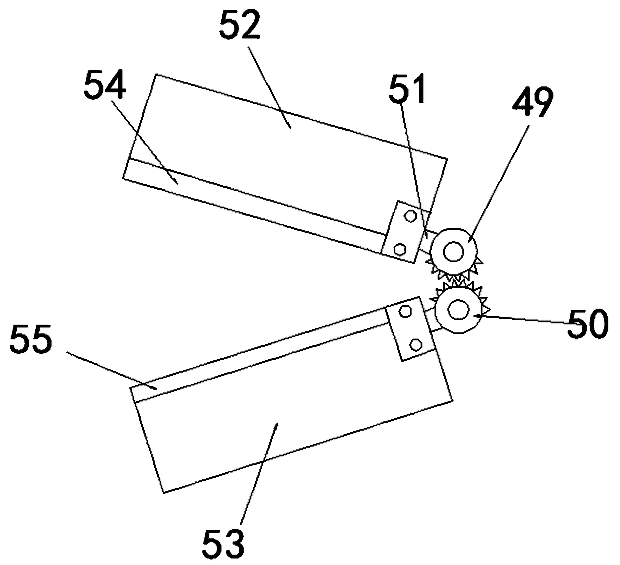 Mashing device applicable to processing and production process