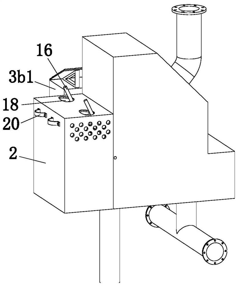 A drainage device for a bridge