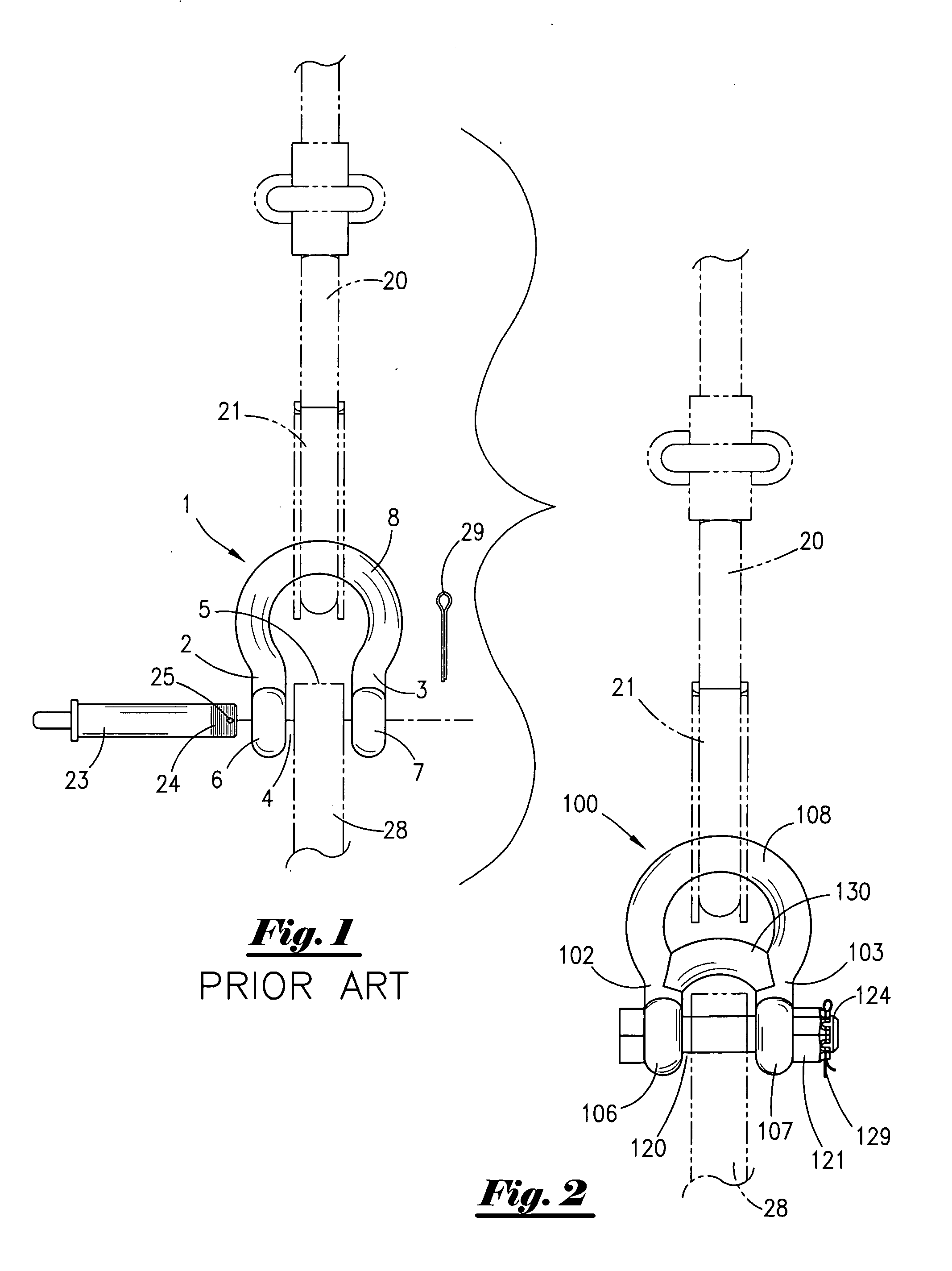 Shackle apparatus