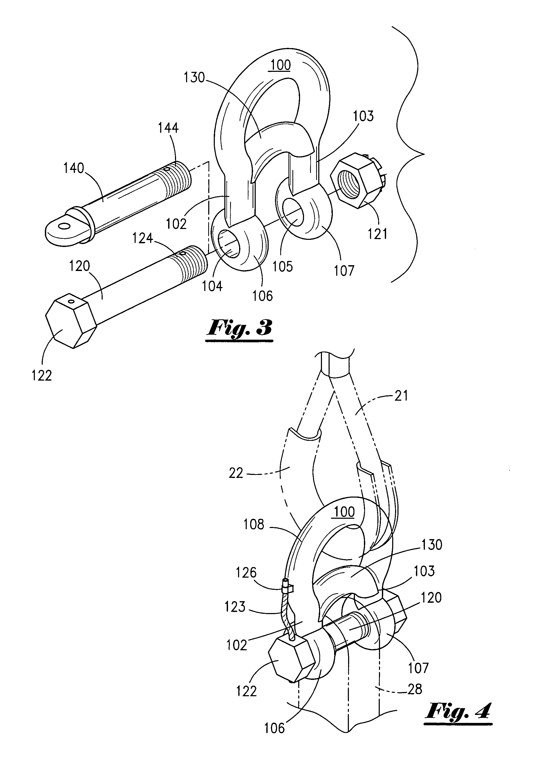 Shackle apparatus