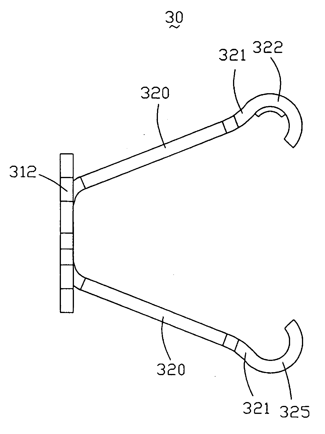 Land grid array connector contact