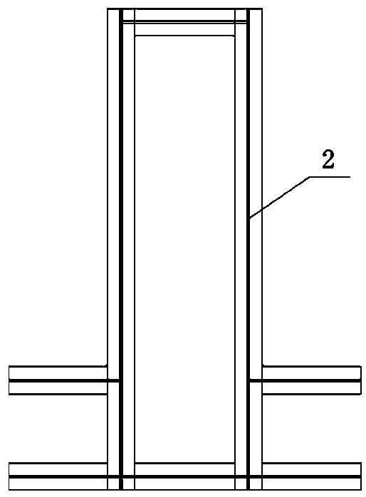 Machining device special for long and large bent-up steel bars of frame box bridge