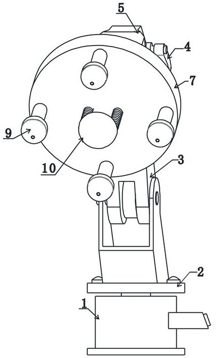 Full-automatic moxibustion operation mechanical arm