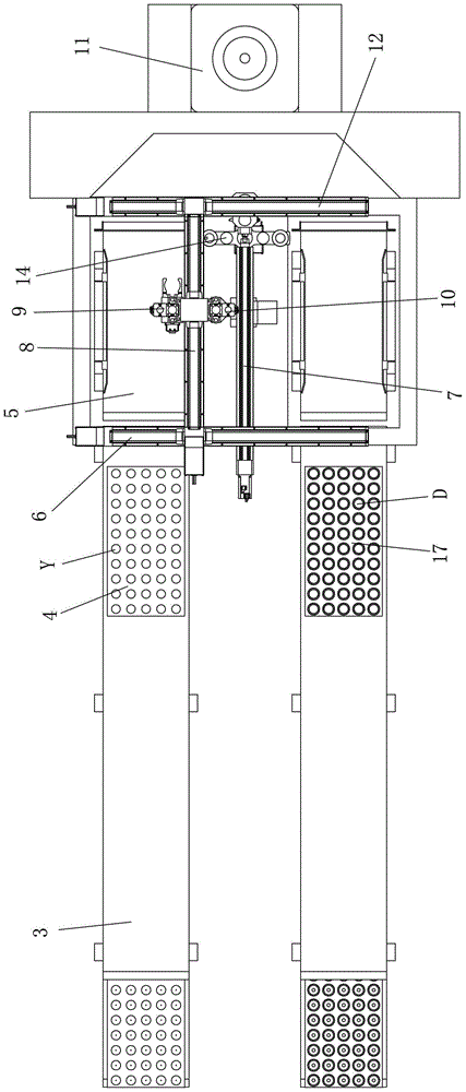 A method for realizing automatic press-fitting of perforating charges