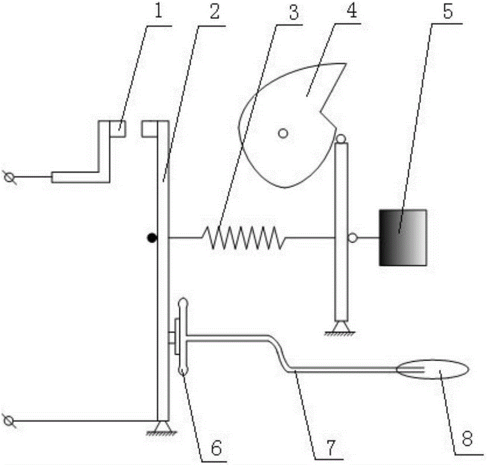 Novel intelligent lock for back screen cabinet of protection screen