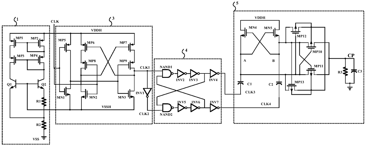 Charge pump structure