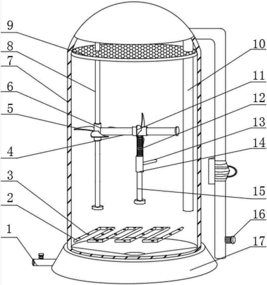 Integrated sewage lifting and discharging device