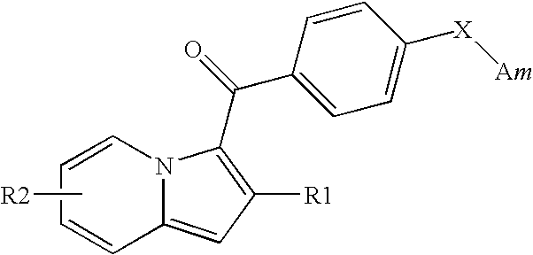 Indolizine derivatives, method for preparing same, and therapeutic compositions comprising same