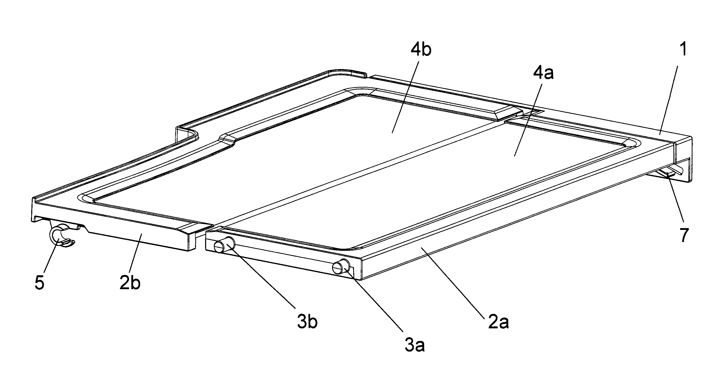 Sliding shelves for refrigerators and freezers