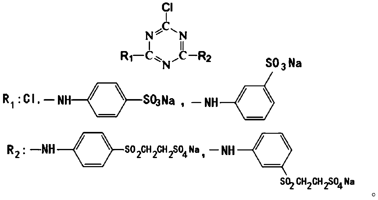 Reactive leveling agent and its preparation method and application