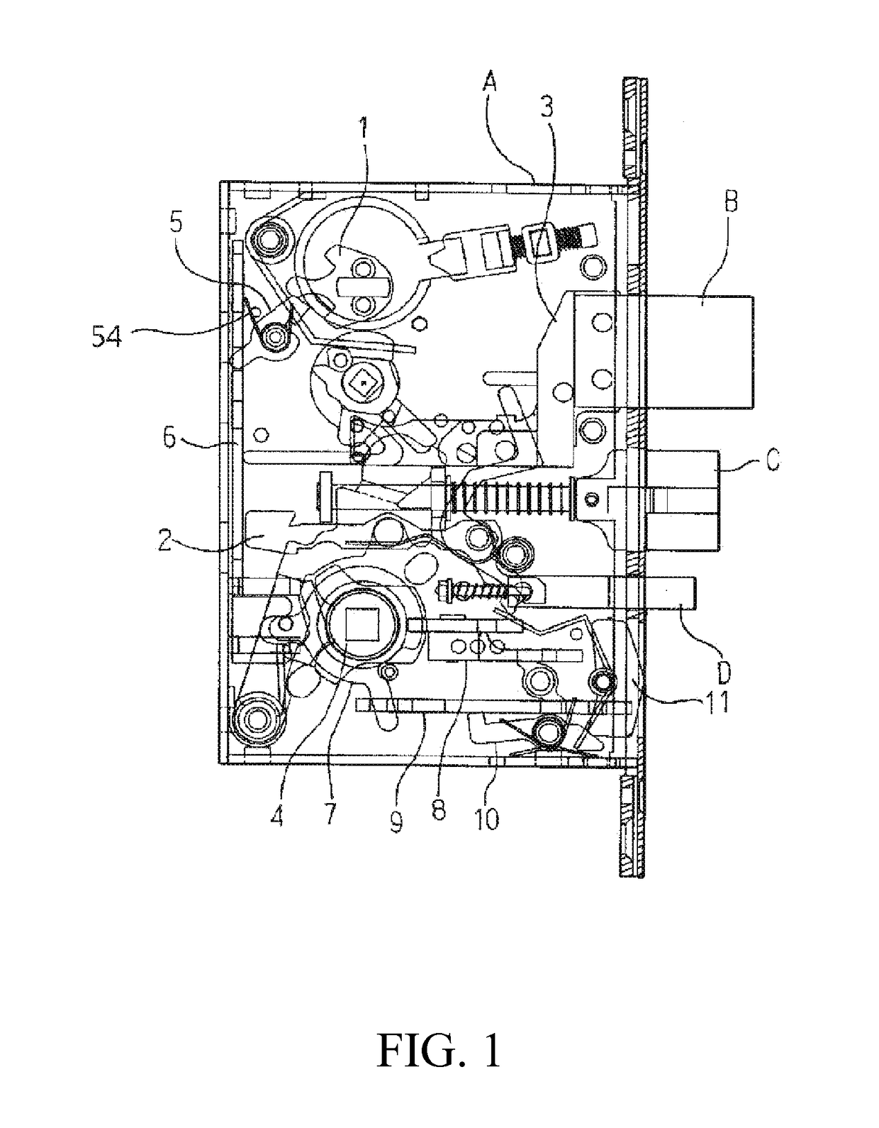 Lock structure suitable for various lock cores