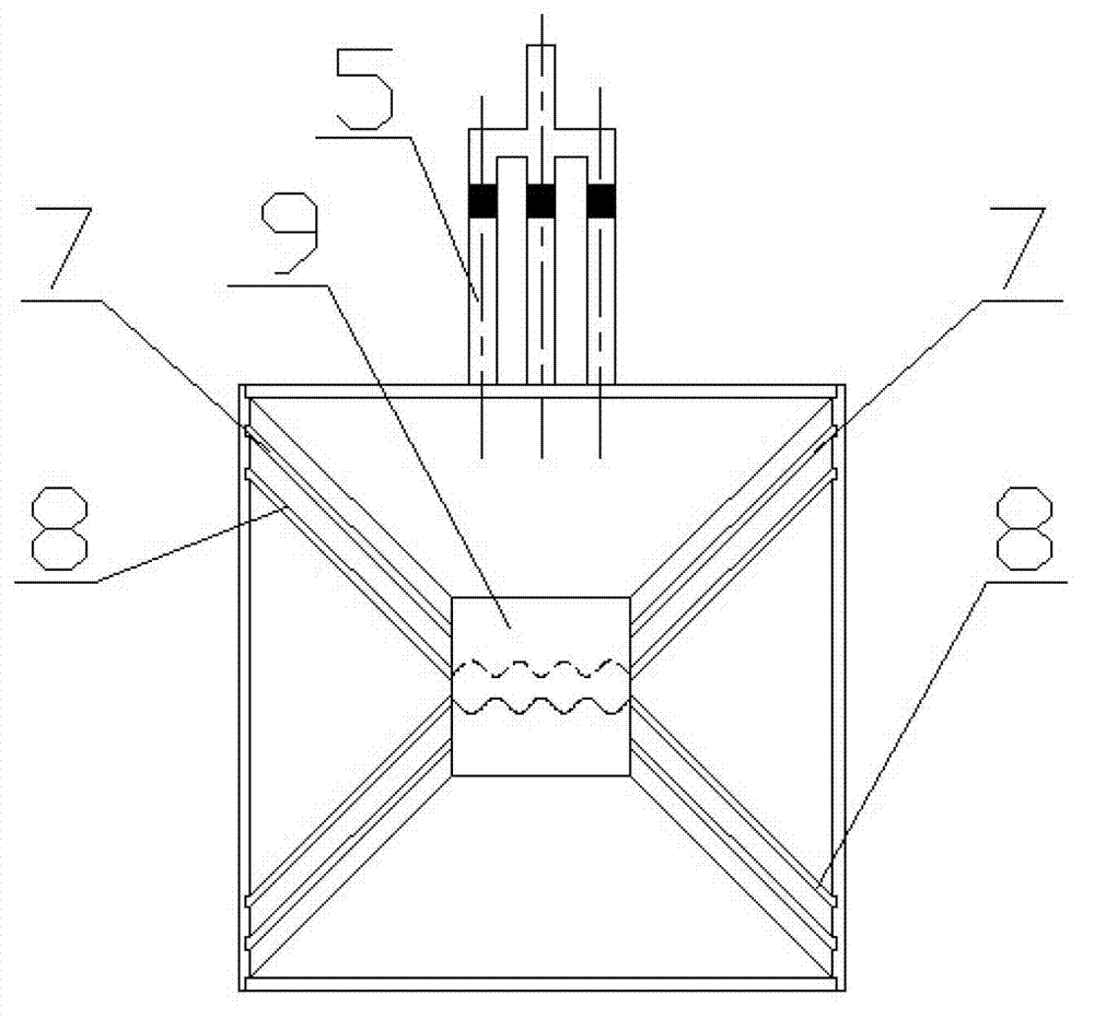 Square emulsion preparing device