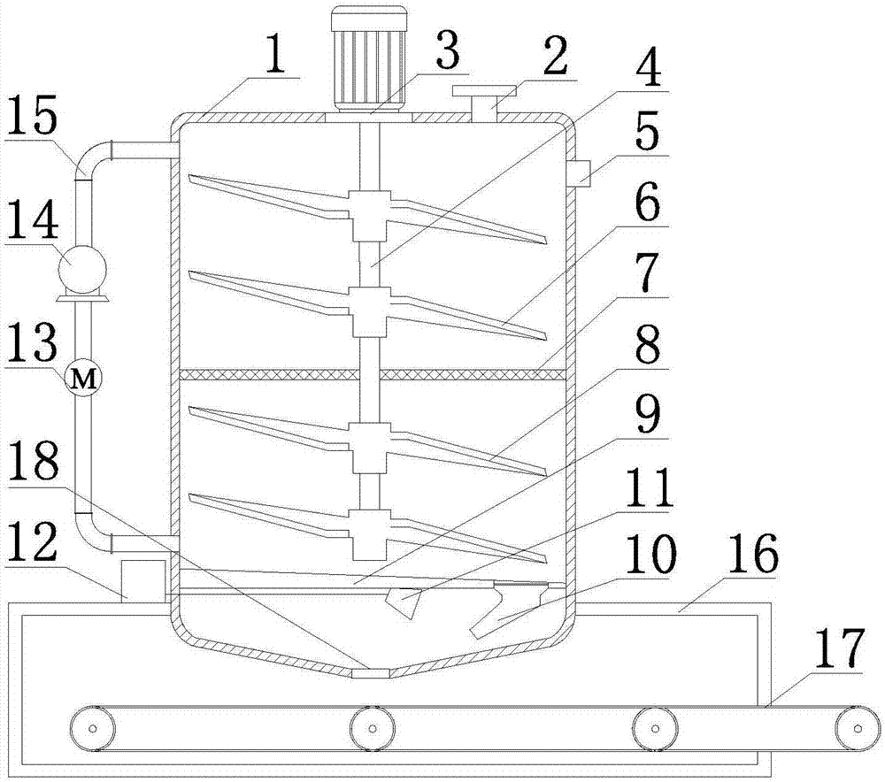 Color master batch drying device