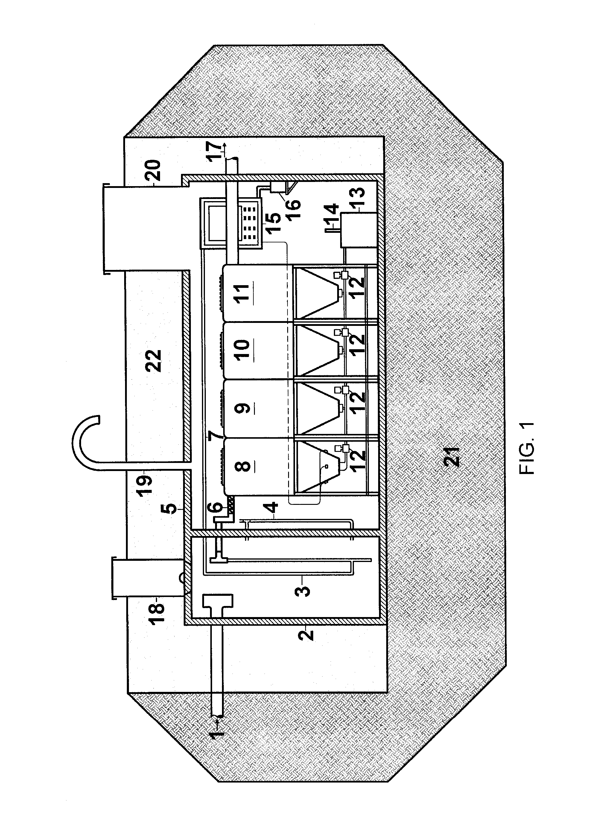 Modular individual wastewater nutrient removal system