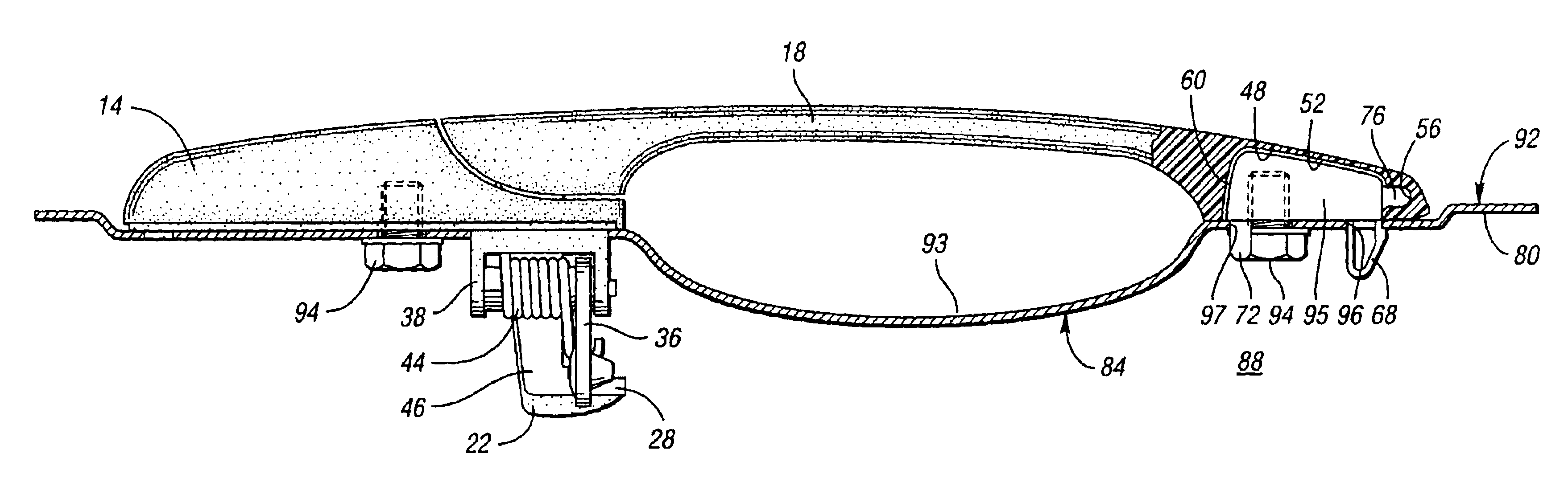 Outside vehicle door handle