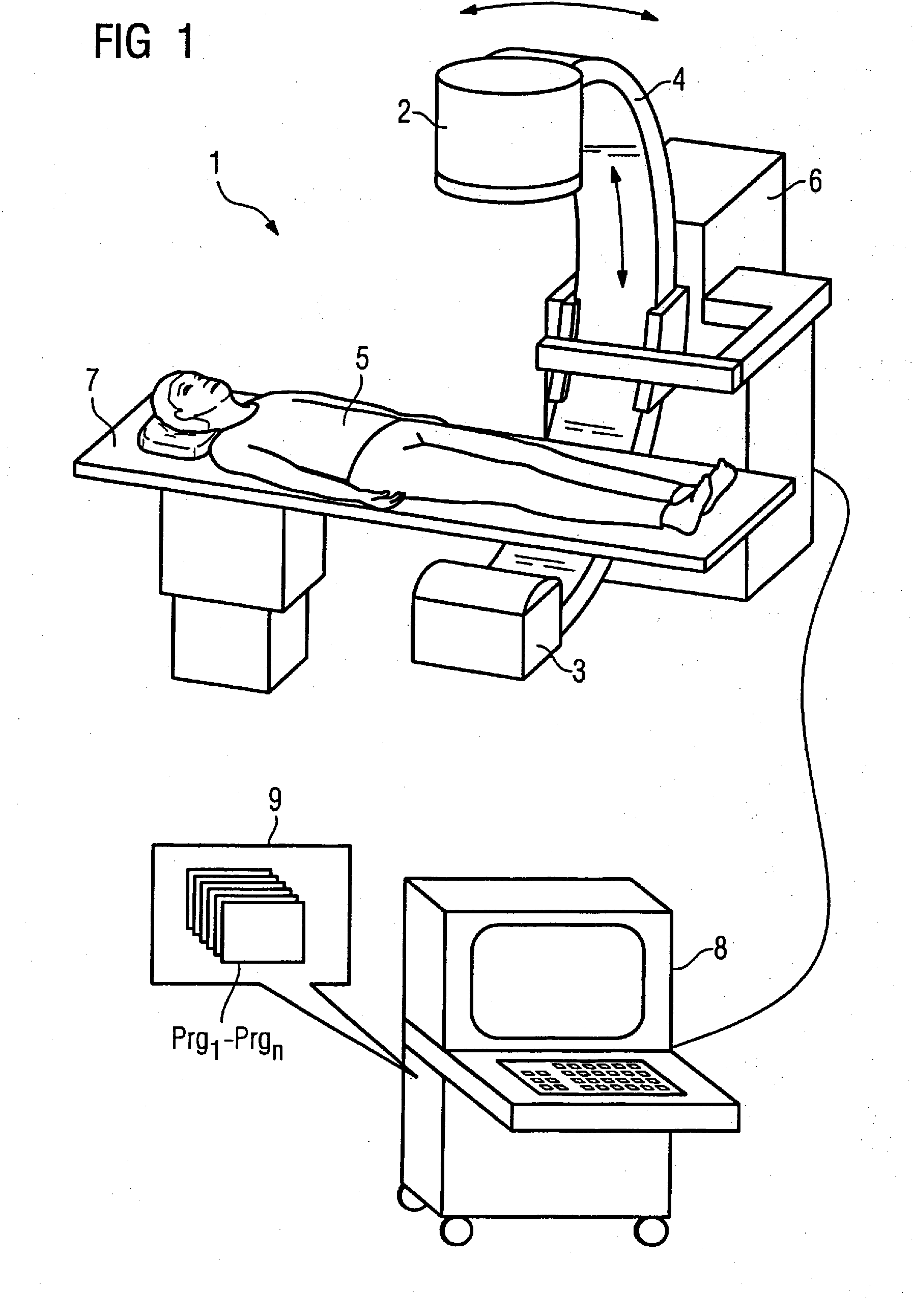 Scatter radiation correction in radiography and computed tomography employing flat panel detector