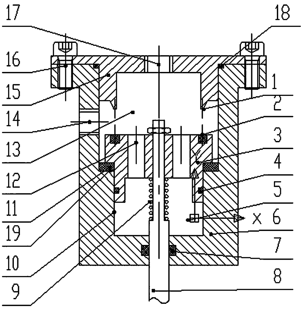 Quick two-way stop valve