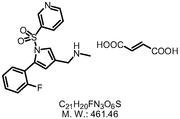 Preparation method of vonorazan fumarate