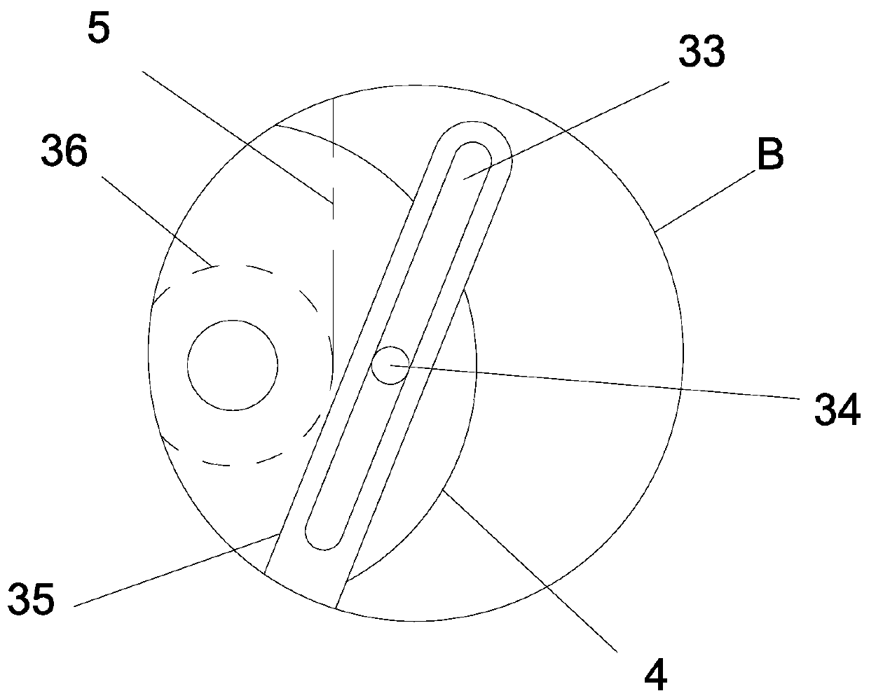 A high-efficiency feed mixing device for animal husbandry