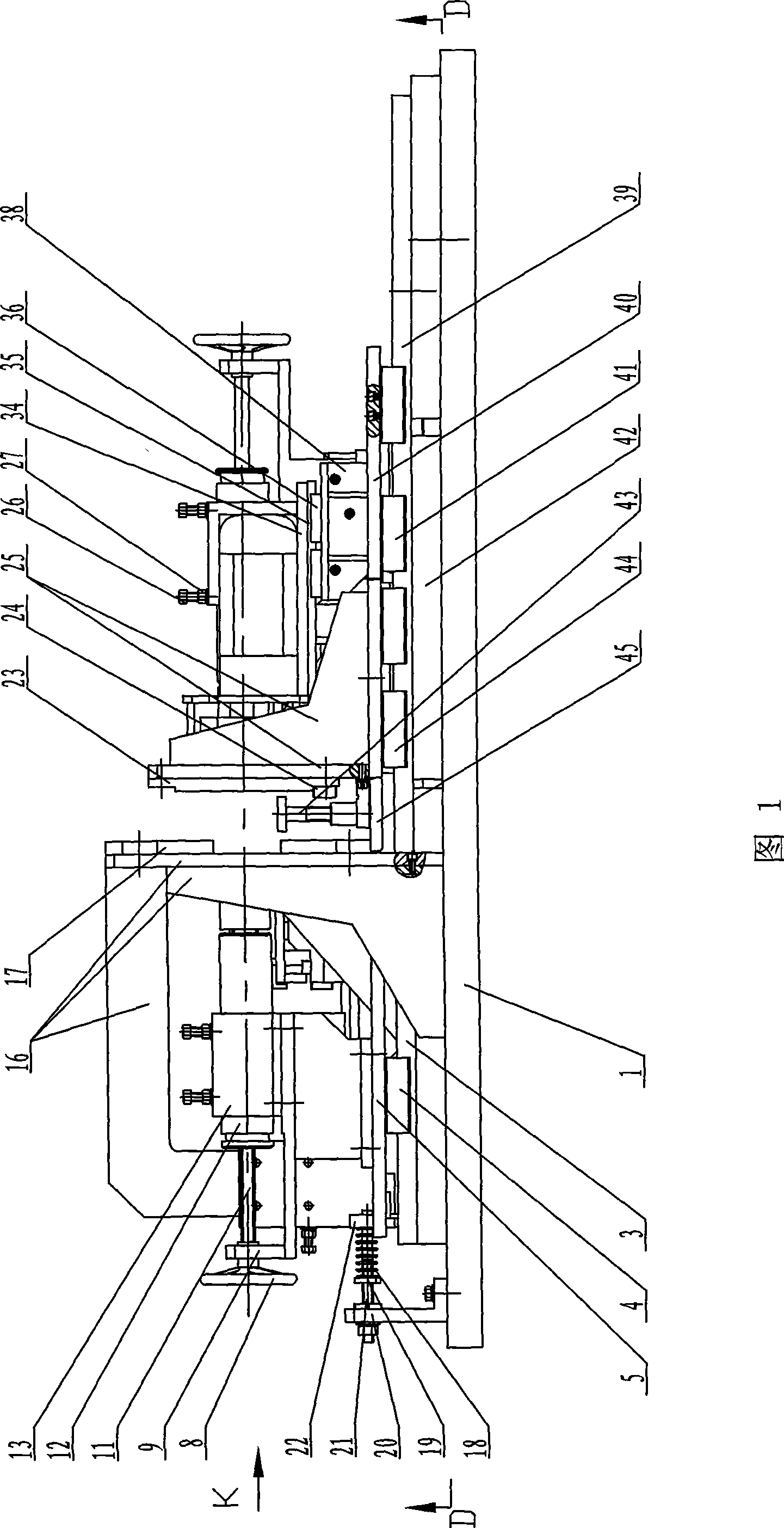 Core rotor assembly dimension measuring device for turbo-charger