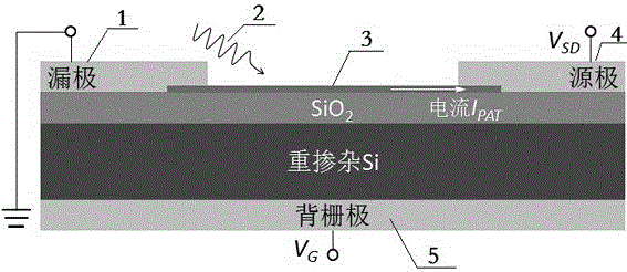 THz single photon detector based on graphene quantum dots and preparation method thereof