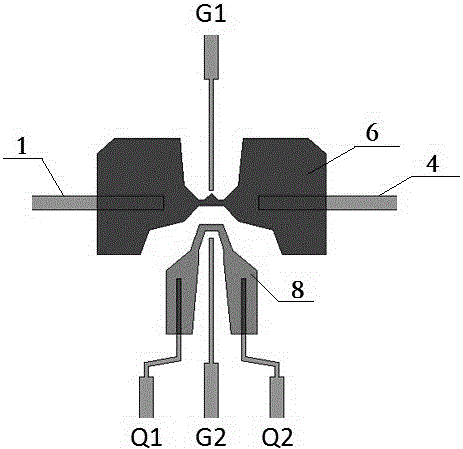 THz single photon detector based on graphene quantum dots and preparation method thereof