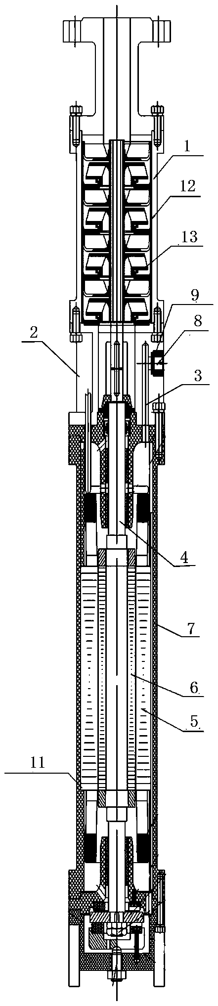 All-plastic submersible electric pump and injection molding process thereof