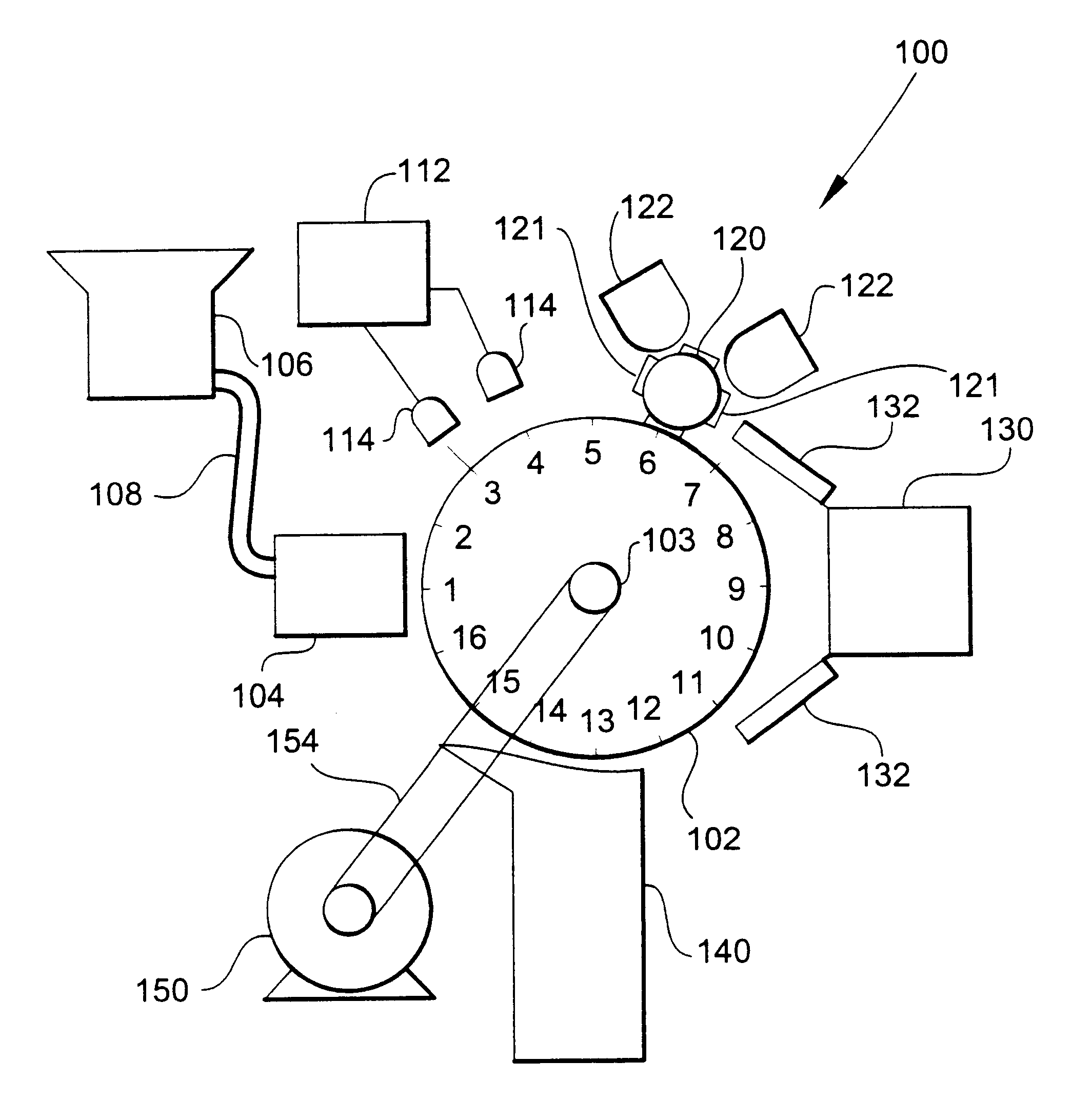 Dry offset rotary printer for labeling wine corks