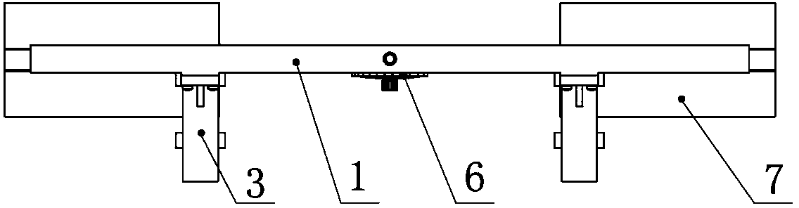 Locomotive wheel diameter measuring instrument