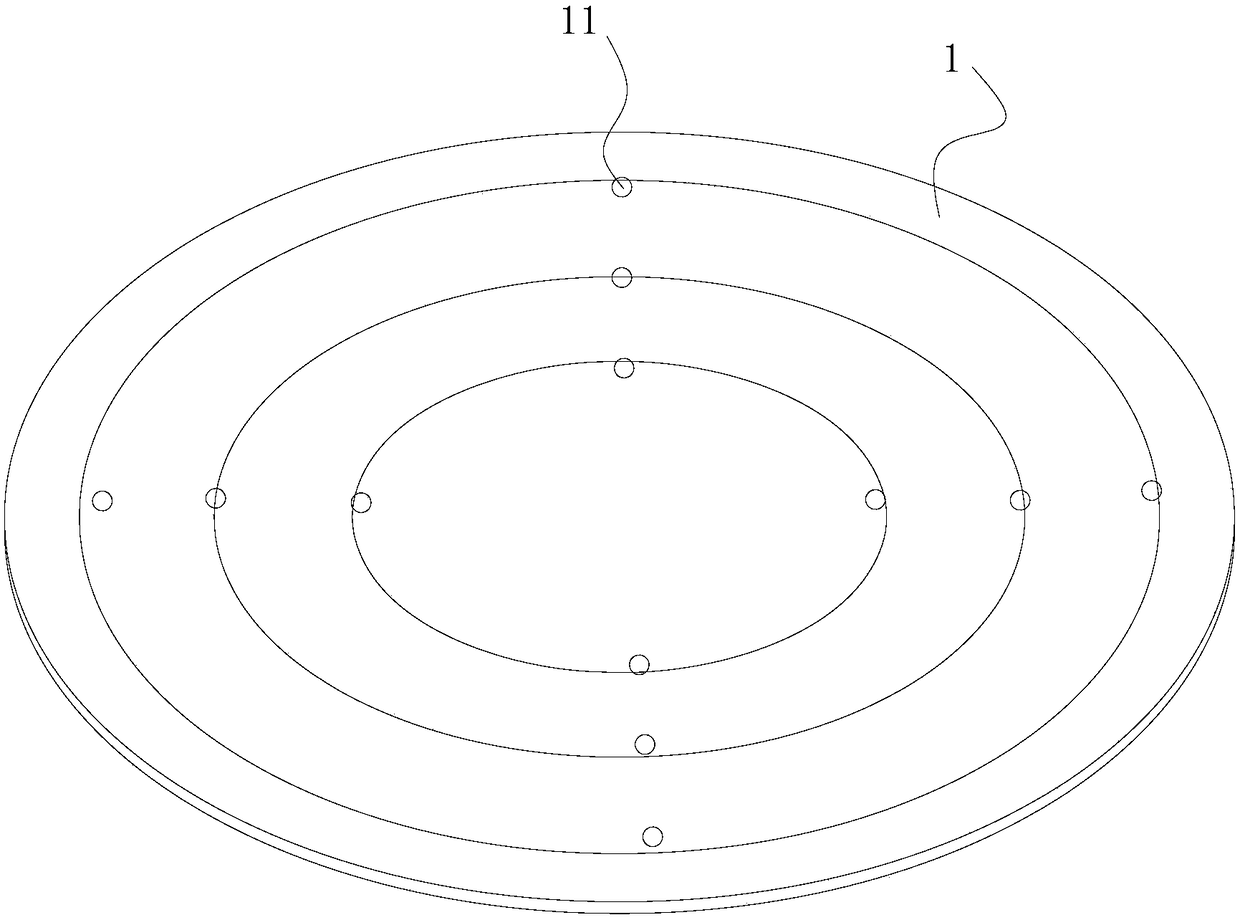 Absorption method of warped wafer and device using absorption method