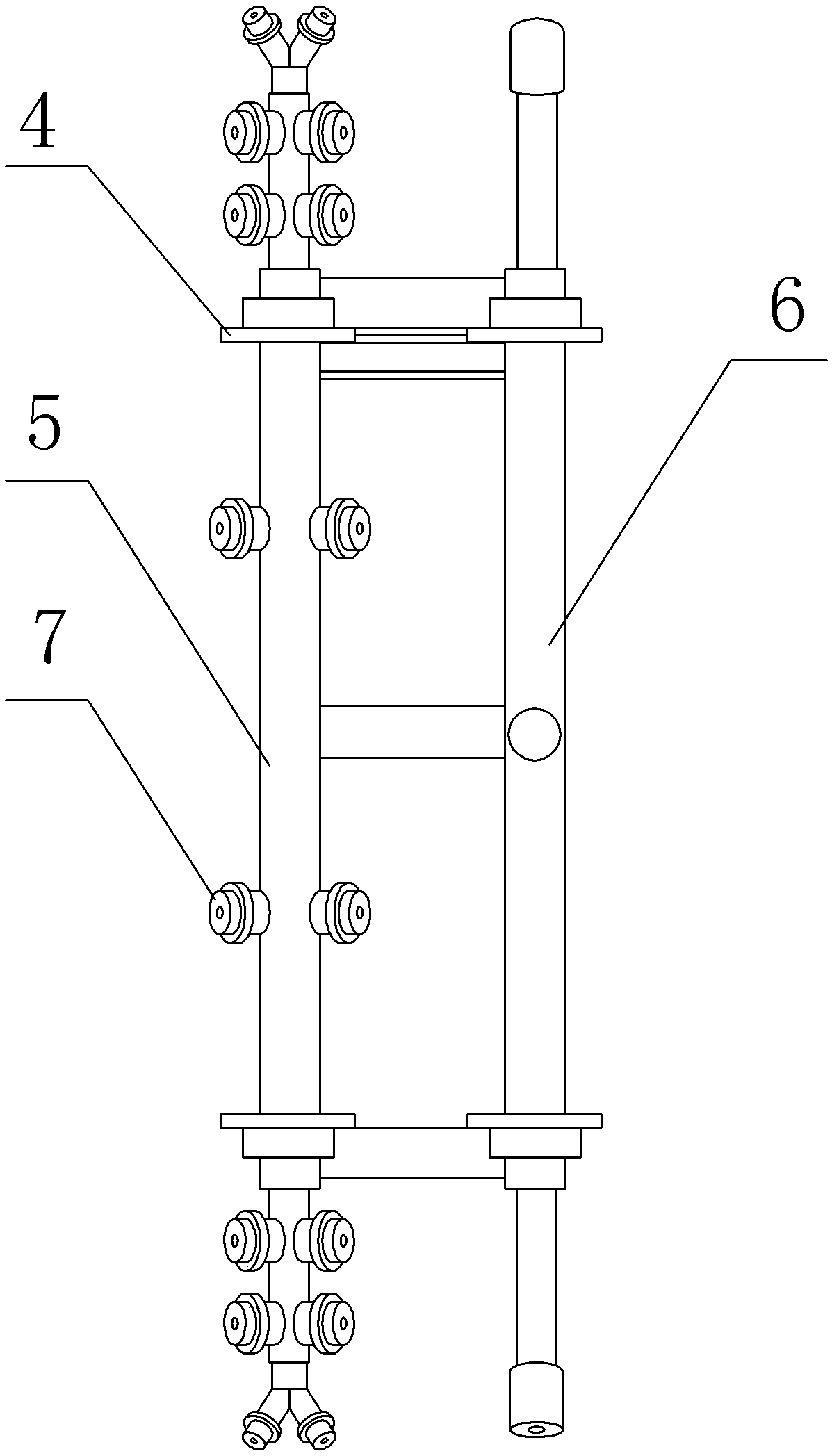 Cleaning equipment for bottom of vehicle