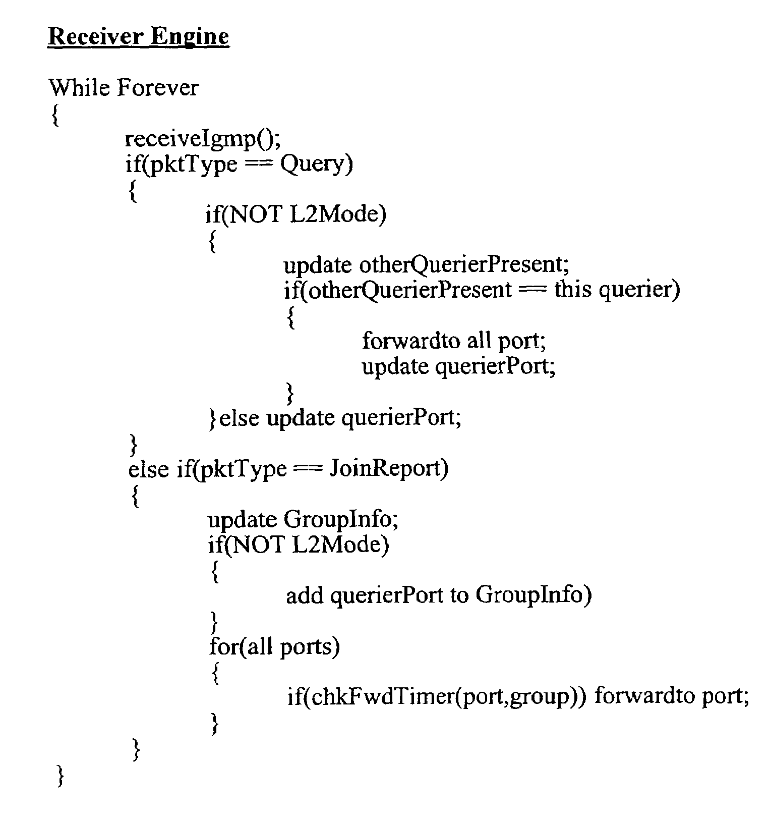 Method and apparatus for layer 2 multicast traffic management