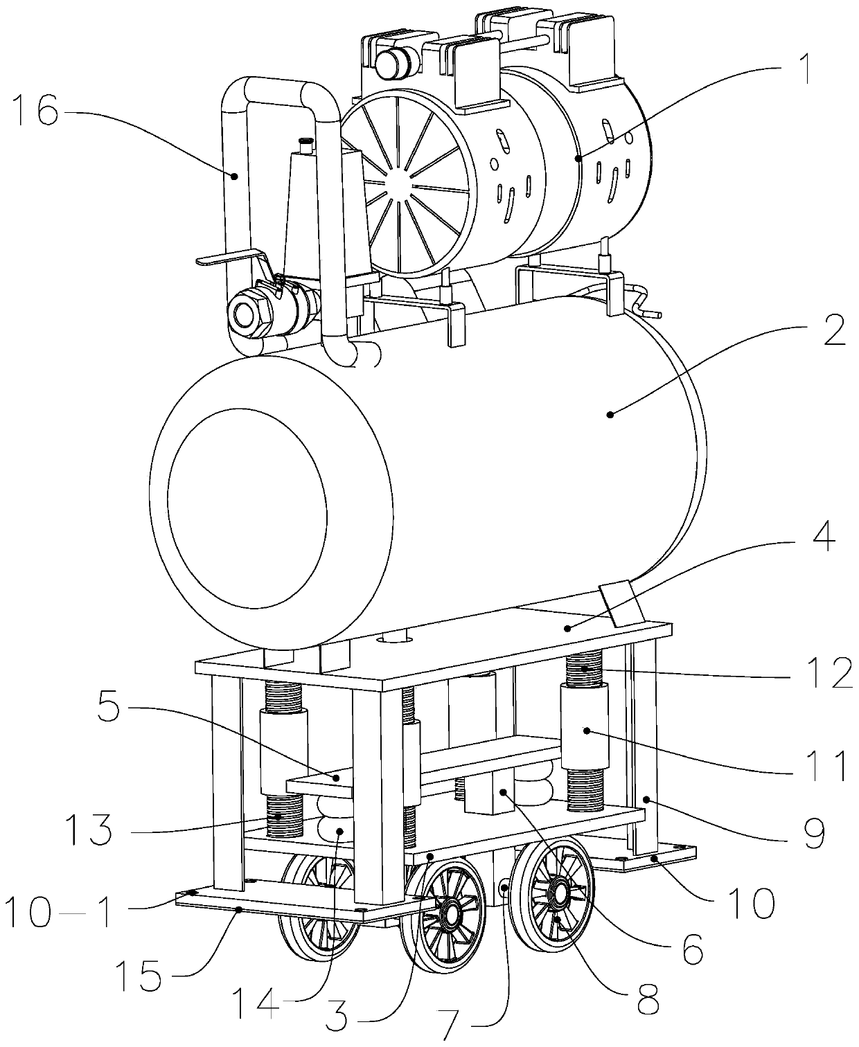 Portable air compressor